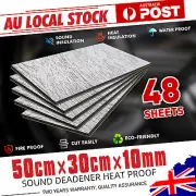 76SQFT Sound Deadener Heat Insulation Noise Proof self-adhesive Foam for BMW (for: Renault)