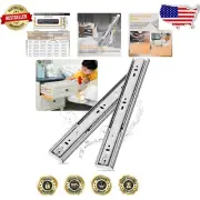 Rust-Resistant 16 Inch Soft Close Drawer Slides - Full Extension, Easy Install