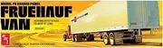AMT Fruehauf 40' Beaded Van Trailer 1:25 Scale Model Kit
