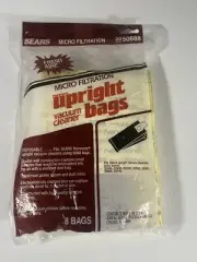 Sears Micro Filtration Kenmore Upright Vacuum Cleaner Bags 2050688 - 8 pack