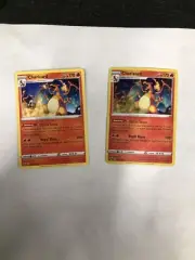 2 Pokemon - Charizard - 025/185 - Rare - Vivid Voltage - 1 Is Halo