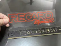 在飛比找露天拍賣優惠-萊特 汽機車貼紙 RECARO 賽車椅 3M反光貼紙 適合H