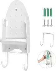 Oranlife Wall Mounted Ironing Board Rack Electric Iron Holder Household Bathroom Shelf