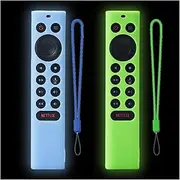 2Pack Protective Case fits NVIDIA Shield Android TV Pro 4K HDR Streaming Media Player Remote Controller Glow in The Dark