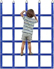 Kids Outdoor Climbing Net, Portable Cargo Rope Obstacle Bands with | Playset Climber Attachments for Park, Tree Cabin, Playground