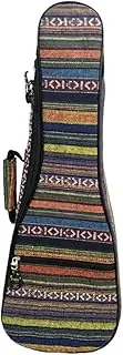 Frediuo Ukulele Bag Ukulele Padded Bag Small Guitar Bags Ukulele Case Bag Carry Case for Music Textbooks Strings Tuner Travel Camping, for 26inch Ukulele