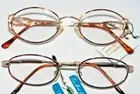 2 Reading Glasses Vintage fashion Lady impact resistant lens readers Power+1.50