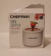 Food Warmer Fondue Mini Dipper Chefman Personal Size