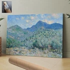 30X20,ART,FRANCE,LANDSCAPE,CLAUDE MONET,BUONA BORDIGHERA,IMPRESSIONISM,7372