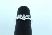 NEW Authentic Pandora Sparkling Pear & Marquise Wishbone Ring