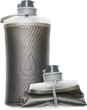 HYDRAPAK Flux-Collapsible Backpacking Water Bottle -1.5L/50oz-Mammoth Grey-NEW!