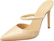 [Michael Kors] Women's Jessa Mule Pump Heeled Shoe, Light Blush, 9.5 UK, Light Blush, 9.5 UK