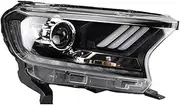 Car Styling Compatible For Ford Ranger Headlight 2016-2017 Everest LED Head Lamp H7 D2H Hid Option Angel Eye Bi Xenon Beam Accessories(Right Hand Drive)
