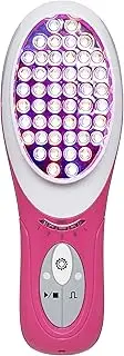 Dermatec Skincare - Handheld LED Light Therapy Device, Blue and Red LED Lights, Rechargeable Battery, Detachable Light Module