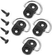 NULYLU 2 Sets Heavy Duty Tie Down Hooks for Van Truck Bed Easy No Tool Installation Secure Cargo Storage for Travel Daily Use