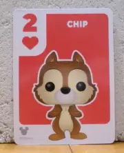 DISNEY FUNKO POP PLAYING TRADING CARD TO MATCH & DISPLAY WITH YOUR CHIPMUNK CHIP