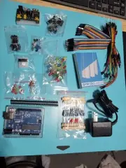 Basic Kit for Arduino R3 Projects Electronic Components , Board w case. power