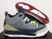 NIKE AIR JORDAN SON OF LOW GS GREY-ARMORY NAVY SZ 6Y - WMNS SZ 7.5 [580604-012]