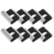 8 Pcs Mirror Holder Hanger Brackets for Frameless Mounting Clips