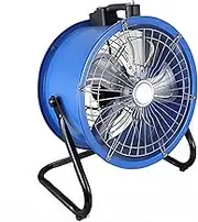 16 Inch High Velocity Heavy Duty Tilt Metal Drum Fan,Floor Fan,Industrial Fan,Strong ventilation and heat dissipation,Extended power cord (Size : 16in)
