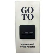 GoTo International Travel Power Adapter Dual USB-A Ports, Universal Power Plug