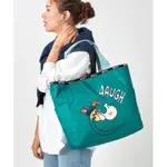 日本新款LESPORTSAC X PEANUTS 聯名系列查理與露西 大型雙面托特包