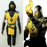 Mortal Kombat X Scorpion Cosplay Costume Custom Made:E
