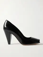 [KHAITE] KHAITE - Cedar Glossed-leather Pumps - Black - IT36 IT 36 Black