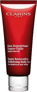 Clarins Super Restorative Redefining Body Care | Anti-Aging Cream For Mature Skin Weakened By Hormonal Changes| Visibly Firms, Tightens, Tones Skin Around Abdomen, Waist | All Skin Types | 6.9 Ounces
