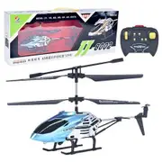 （Blue）Rechargeable Remote Control Helicopter, LED Light Modes, Altitude Hold, 3.5 Channel, Gyro Stabilizer,Remote Helicopter Toys for Boys and Girls
