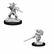 Wizkids Unpainted Miniatures - Nolzur's - Male Goblin Rogue & Female Goblin Bard