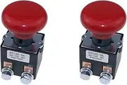 Binxind 2X ED125-36 48V 125A Emergency Disconnect Stop Switch for EZ30 E30 D40 EZ40 111551000800
