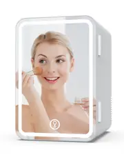 YOPOWER 8L Mini Fridge and Personal Beauty Fridge White