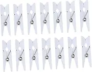 100pcs Mini Photo Clips Wooden Clothes Pegs Paper Message Holders Decorative Mini Pegs for Photo Collage Decorations