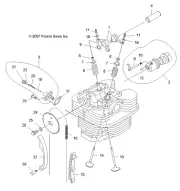 Polaris Lever Assembly, Genuine OEM Part 3086446, Qty 1