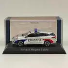 Norev 1/43 Renault Megane Estate 2022 "Police Nationale" Diecast Model Silver