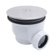 Shower Bathroom Tray Waste Drain Trap Side Drain High Flow Shower Tray Waste