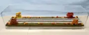 Z SCALE 16" DOUBLE-TRACK DISPLAY CASE -FALL FOLIAGE SCENE- FOR ANY Z TRAINS