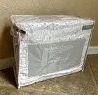 RHH Bamboo Bliss Sateen King Sheet Set 4-PC Beige Pnk Print 100% Bamboo $120 NIP