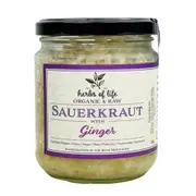Organic Herbs of Life Sauerkraut Ginger – Fresh, healthy organic delivery | Doorstep Organics