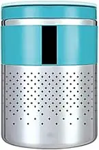 Stainless Steel Food Hot Thermos, Vacuum Insulated, Leak Proof, Hidden Handle, 8 Hours Heat / 10 Hours Cold, BPA Free, for Adults and Children, Blue||2tier