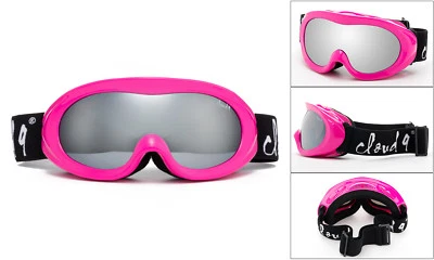Pink Ski Snowboarding Goggles Teen Women Anti Fog Dual Shatterproof Lens UV 100%