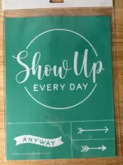 Chalk Couture Show Up Club Size B Transfer Stencil 8x10 Retired