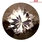 3.40 ct AIG Certified Excellent Round Shape (10 x 10 mm) Orange Pink Morganite