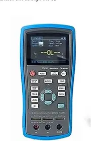 100kHz Multifunction Handheld LCR Digital Bridge Meter High Precision Capacitance Inductance Resistance Meter Used in Product R&D, Component Incoming Inspecti(ET430B)