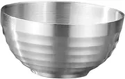 Pitycbo Insulated Stainless Steel Bowl for Udon and Pho Soup, M