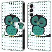 For Samsung Galaxy A35 5G Case Leather Printed 3D Pattern Phone Stand Cover