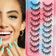 Clusters Fake Eyelashes Cosplay Lashes Manga Lashes Anime Lashes Mink Lashes