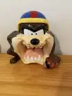 1993 Looney Tunes Taz Football Player Ceramic Cookie Jar