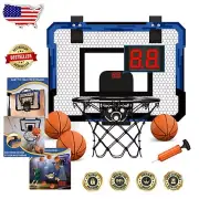 Folding Mini Basketball Hoop with Shock-Proof Backboard for Sports Enthusiasts